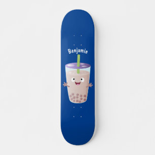 Skate Personagem de desenho animado de bobina de chá de
