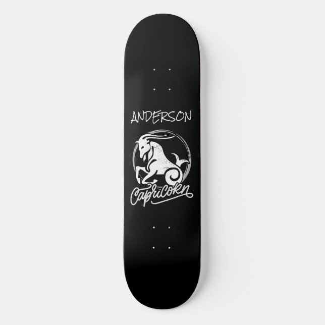 skate Personalizado Capricorn Zodiac (Frente)