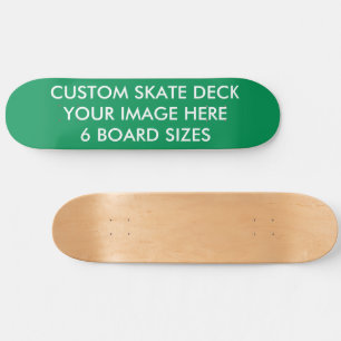 SKATE PERSONALIZADO DECK 8 1/2" VERDE MOSS DE skat