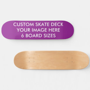 SKATE PERSONALIZADO DECK 8 PULA DE PLUM DE 1/2"