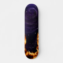 Skate Personalizado Galaxy On Fire