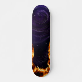 Skate Personalizado Galaxy On Fire
