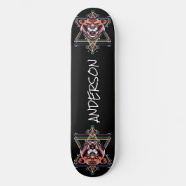 skate Personalizado Tigre Irritado Forma Sagrada