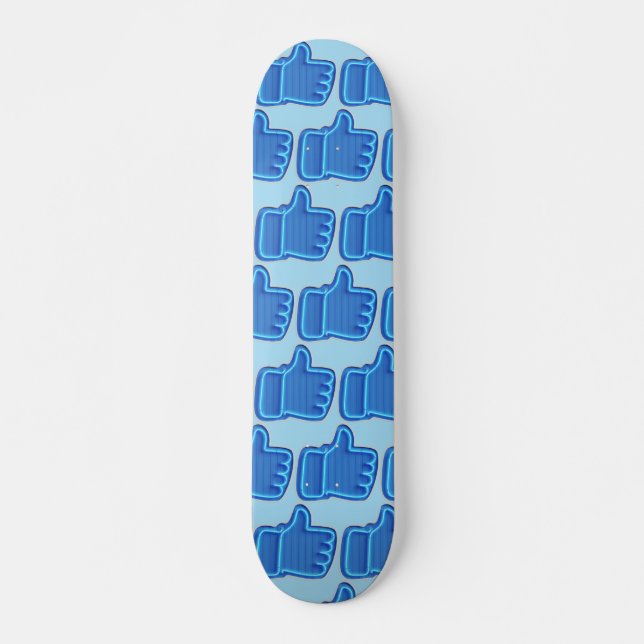 Skate Personalizar como o design de mão neon (Frente)