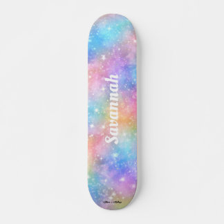 Skate Personalizar o nome Galaxy Nebula Gradiente do Arc