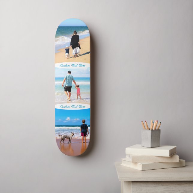 Skate Personalizar sua Colagem de Fotos e Painel de Text (Arte de parede)
