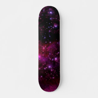 skate personalizável da Galáxia Vermelha/Rosa