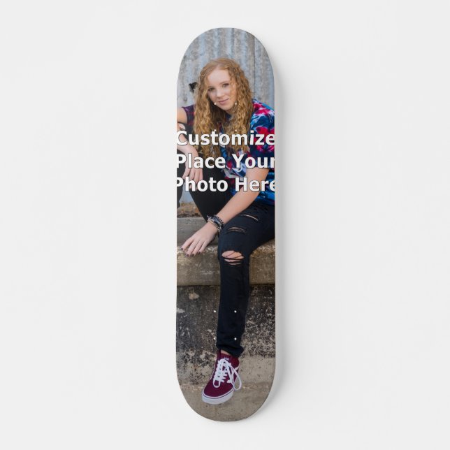 Skate Personalize com sua foto (Frente)
