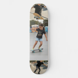 Skate Personalized 3-Photo Wall Art | Custom Kids Photo 