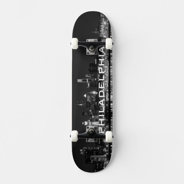 Skate Philly night b/w (Frente)