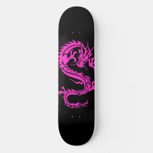 Skate Pia-Dragão-Rosa