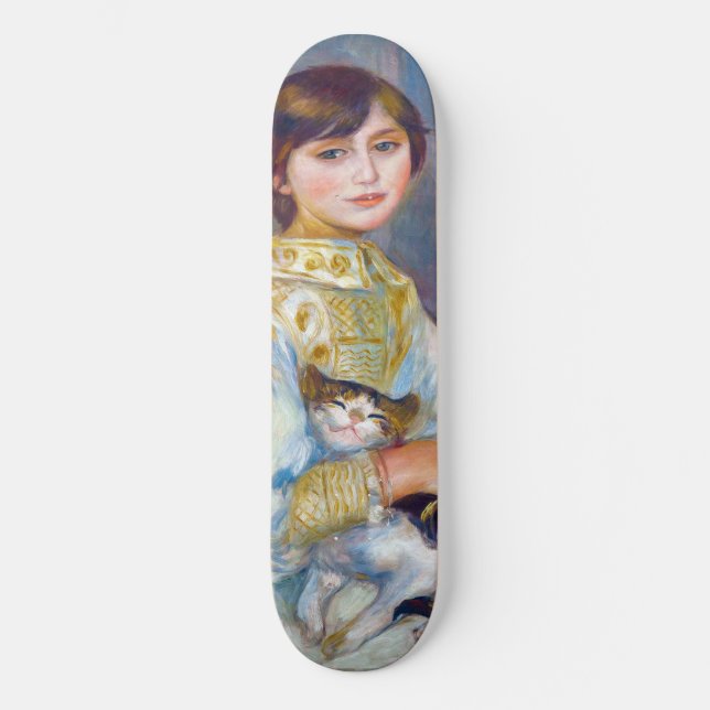 Skate Pierre-Auguste Renoir - Criança com Gato (Frente)