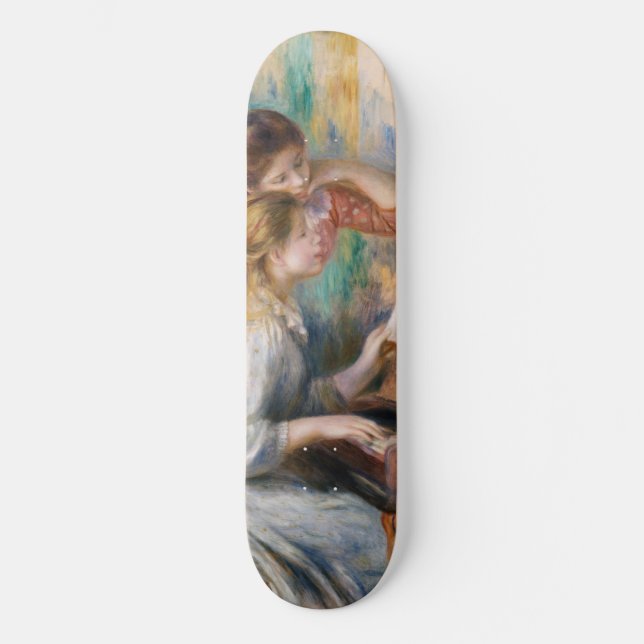 Skate Pierre Auguste Renoir - Jovens Meninas no Piano (Frente)