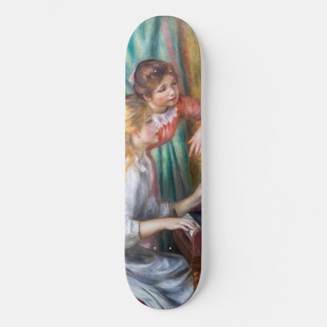 Skate Pierre Auguste Renoir - Jovens Meninas no Piano (Frente)