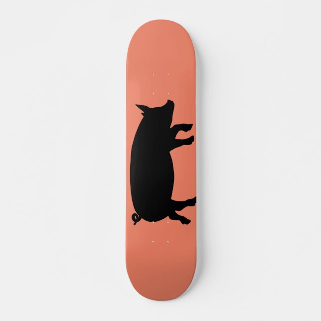 Skate Pig Silhouette (Frente)