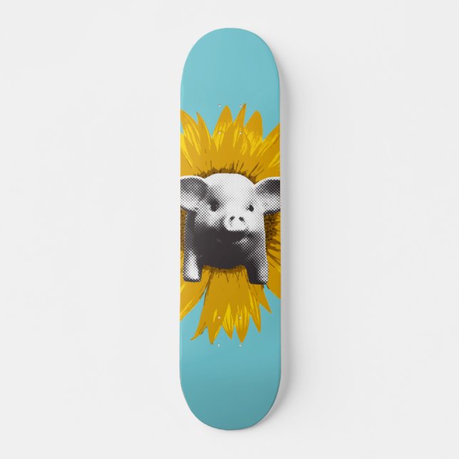 Skate Piggy Sunflower (Frente)