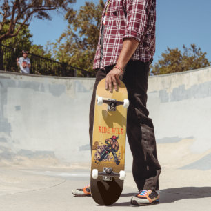 Skate Pilotagem Selvagem de Motocross de Deserto Piloto 