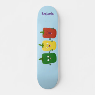 Skate Pimenta-de-sino-branco capsicum trio cantando cart