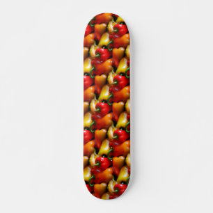 Skate Pimentos vermelhos e amarelos