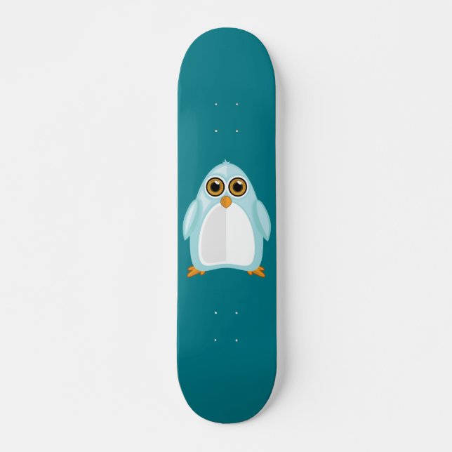 Skate Pinguim Azul (Frente)