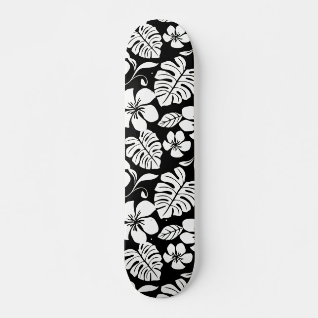 SKATE PINK PLUMERIA (PRETO) (Frente)