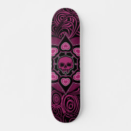 Skate Pink Skull