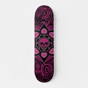 Skate Pink Skull