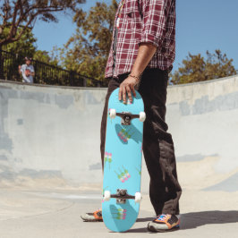 Skate Pintel Dango Azul Anime