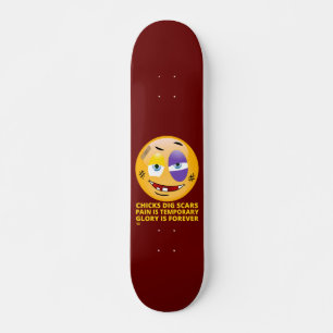 Skate "PINTINHOS DIG SCARS" engraçado emoji
