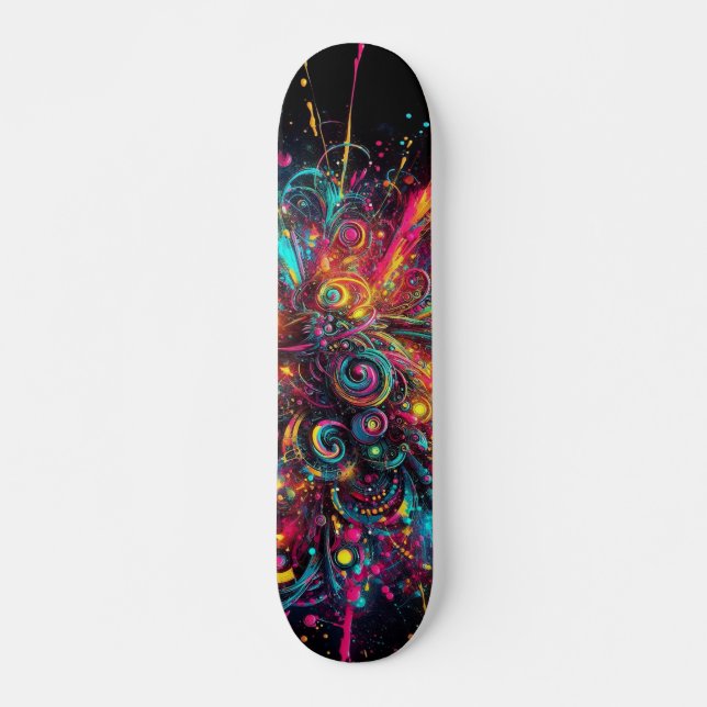 Skate Pintor de Neon (Frente)