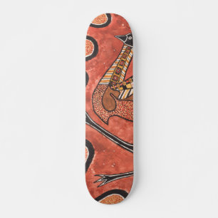 Skate Pintura Aboriginal Da Emu