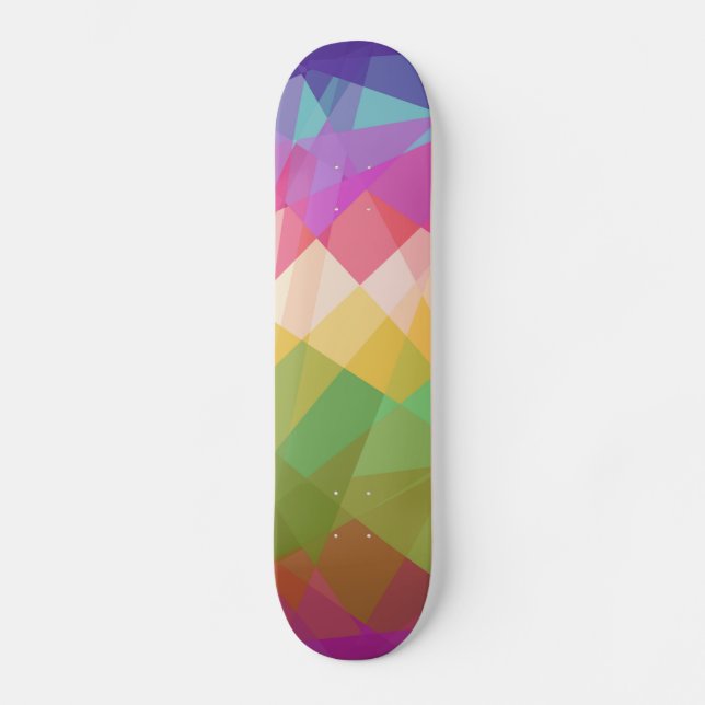 Skate pintura abstrato | Abstrato Art (Frente)
