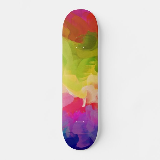 Skate pintura abstrato | Abstrato Art 7.o (Frente)