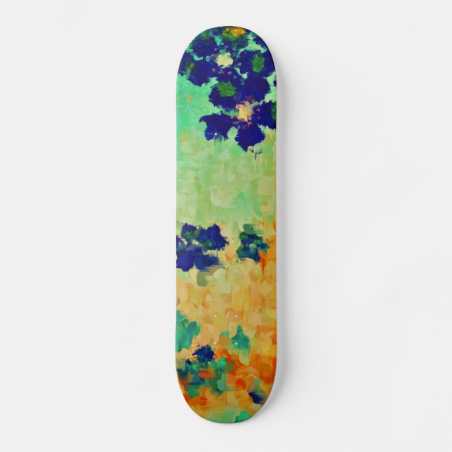 Skate pintura abstrato | Abstrato Art 8.o (Frente)