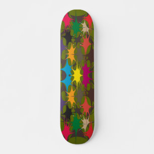 Skate Pintura com plataforma