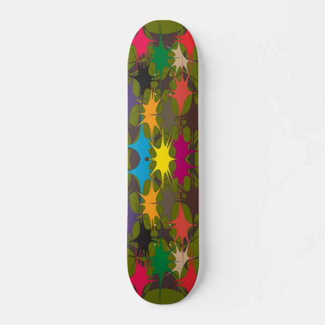 Skate Pintura com plataforma (Frente)