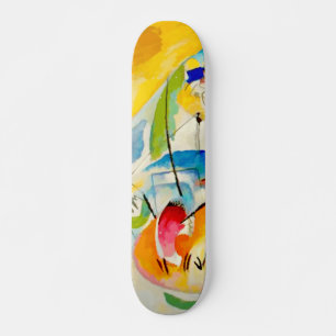 Skate Pintura da Batalha do Mar de Kandinsky em 1913
