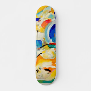 Skate Pintura da Batalha do Mar de Kandinsky em 1913