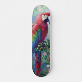 Skate Pintura da Impressionância Floral da Selva de Páss