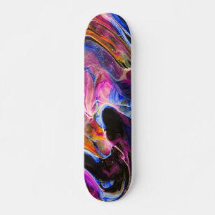 Skate Pintura de Fluid Art