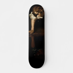 Skate Pintura de Narciso inspirada em Caravaggio
