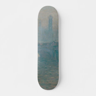 Skate Pintura em Monet de Cinza da Ponte Waterloo