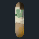 Skate Pintura expressionista com Traços Pesados de Pince<br><div class="desc">Fãs de Kandinsky,  Pollack ou Rothko adorarão esta pintura expressionista. Discuta seus amigos sobre o uso da cor,  ou quais emoções os fortes pinceladas devem transmitir. O que quer que faça,  compre um hoje!</div>