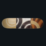 Skate Pintura moderna com Padrões circulares<br><div class="desc">Pintado por Norman Wyatt Jr.,  esta pintura moderna apresenta padrões circulares multicoloridos em nove quadrados. Bom para uma parede que precisa de arte,  assim como alguém que quer praticar a sua arte de atirar!</div>