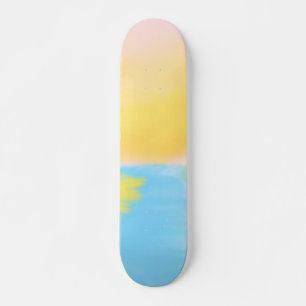 Skate pintura paisagística