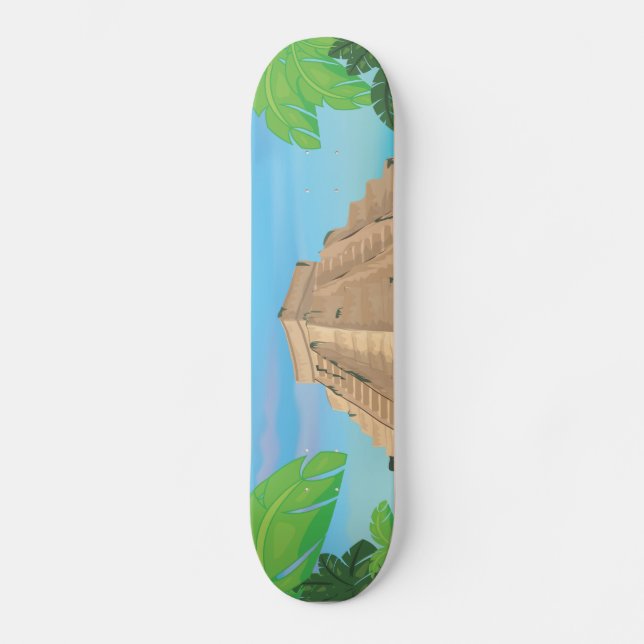 Skate Pirâmide Asteca (Frente)