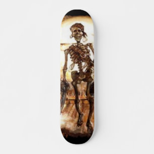 Skate pirata de esqueleto
