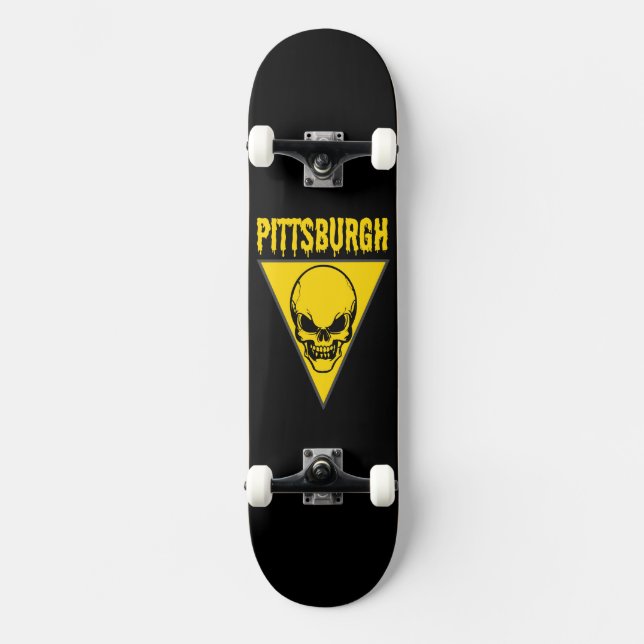 Skate Pittsburgh Skull (Frente)