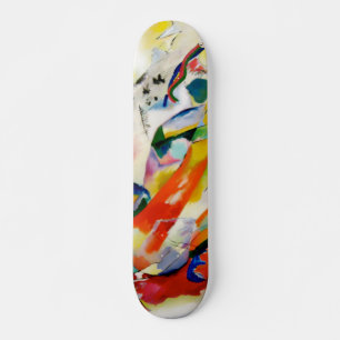 Skate PixDezines - Kandinsky 1914 Painel de Parede Abstr