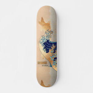 Skate PixDezines Vintage Grande Onda Hokusai 葛飾北斎の神奈川沖浪